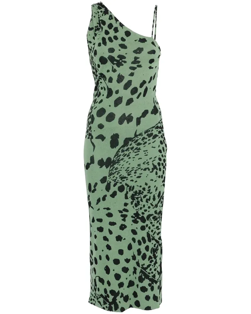 Nanushka Sigita Midikleid - Grün Grün