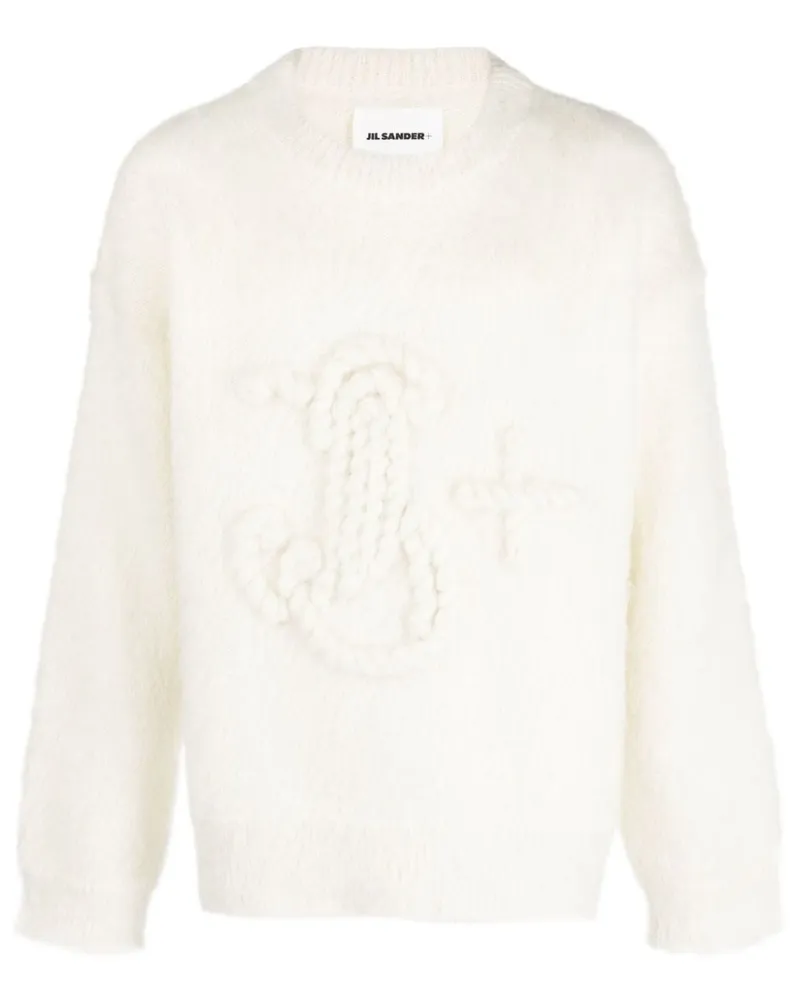 Jil Sander Pullover mit Monogramm-Stickerei - Nude Nude