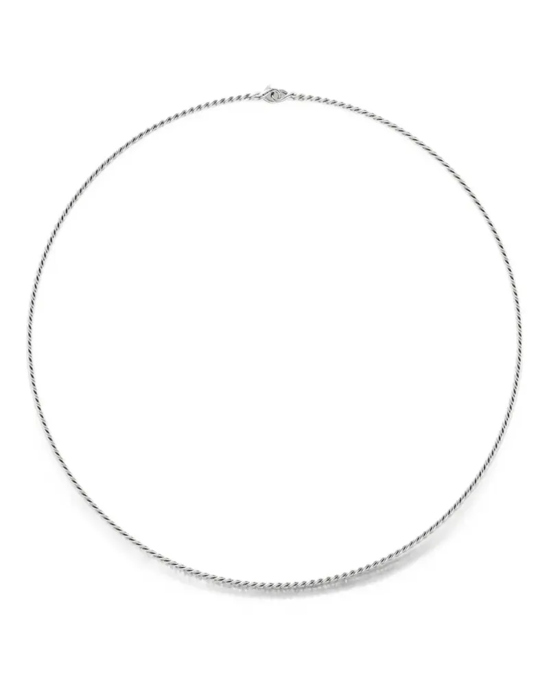 David Yurman Sculpted Cable chain necklace - Silber Silber
