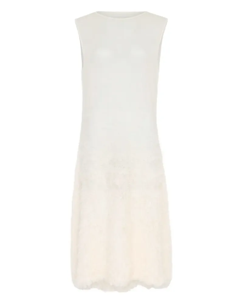 Maison Margiela Strukturiertes Midikleid - Nude Nude