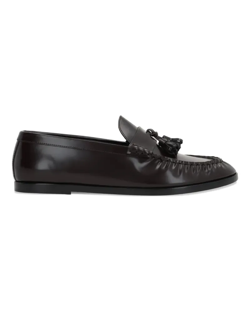The Row tassel-detail loafers - Braun Braun