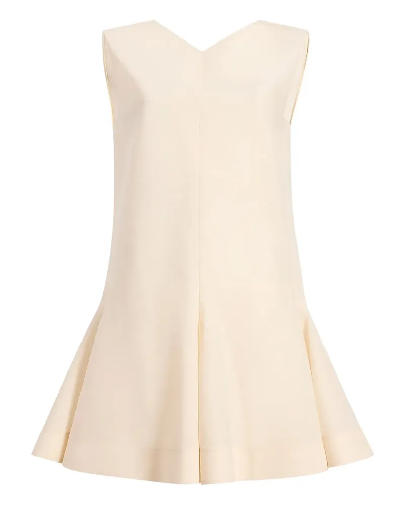 KHAITE Minikleid mit V-Ausschnitt - Nude Nude