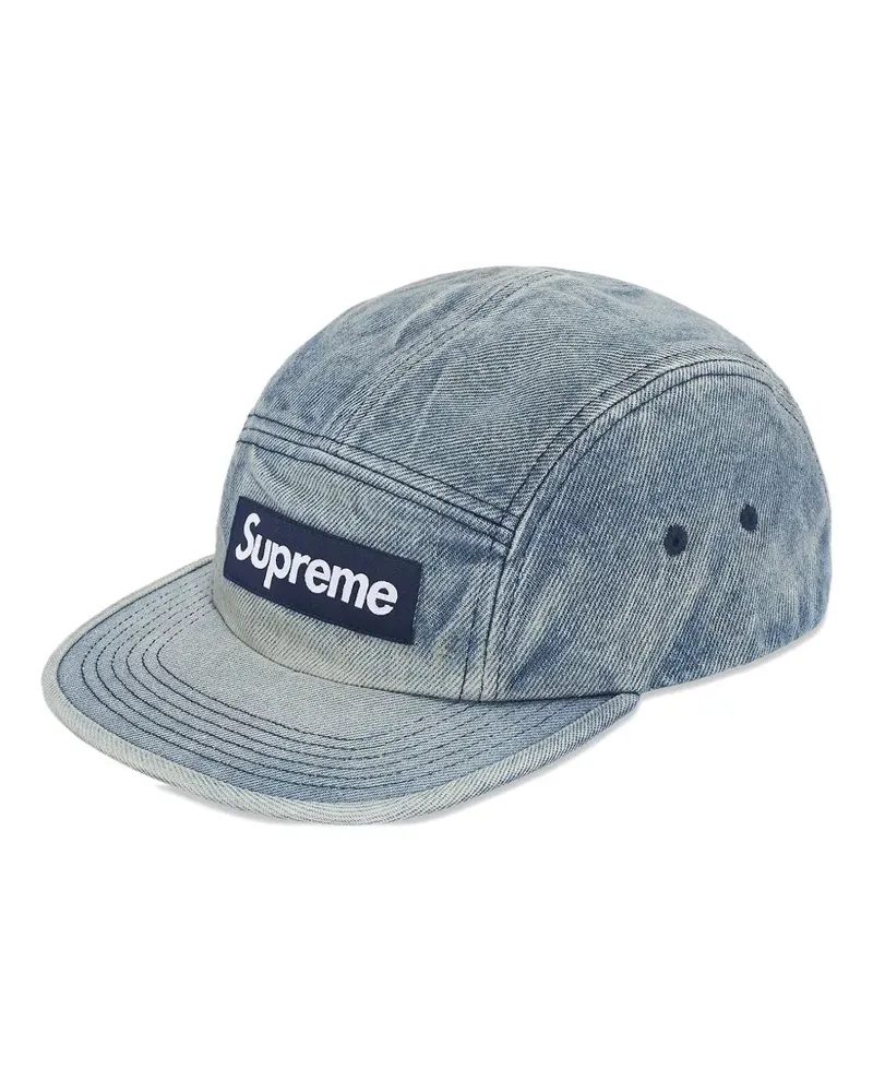 Supreme Being Ausgeblichene Jeans-Baseballkappe - Blau Blau