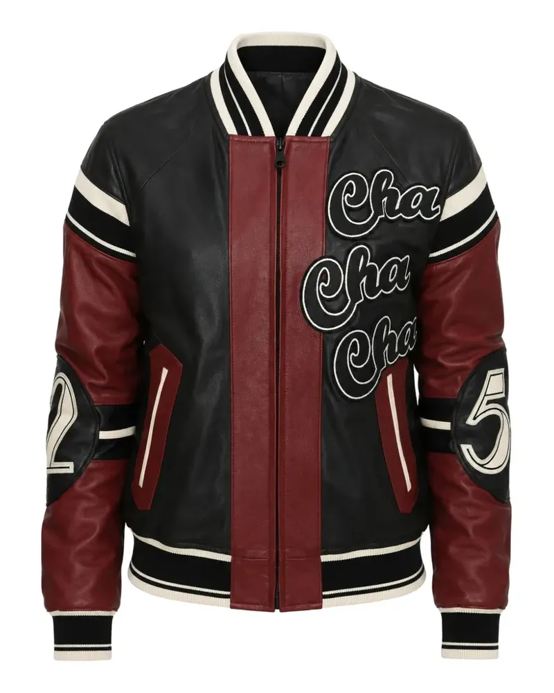 Dolce & Gabbana Bomberjacke in Colour-Block-Optik - Schwarz Schwarz