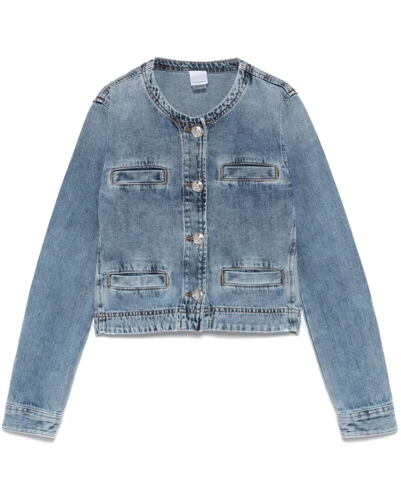 Pinko Klassische Jeansjacke - Blau Blau