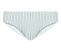 Gestreifte Badehose - Weiß