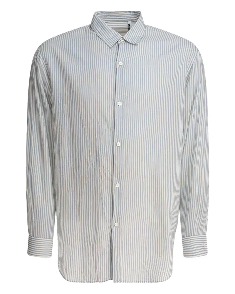 Kaptain Sunshine Gestreiftes Hemd - Blau Blau