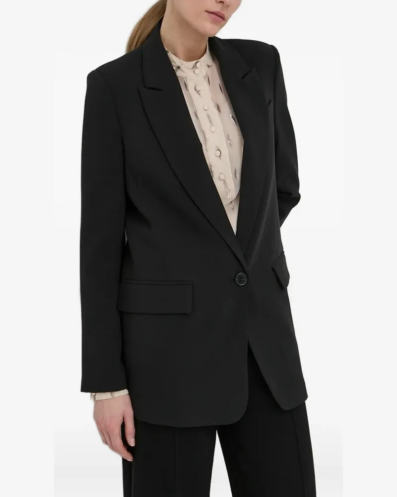 BRUUNS BAZAAR Doppelreihiger Blazer - Schwarz Schwarz