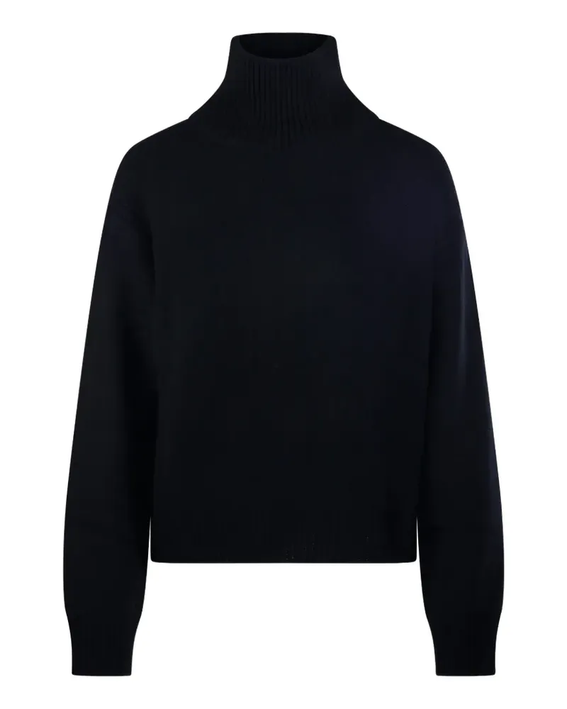 Lisa Yang Rollkragenpullover mit Cut-Out - Schwarz Schwarz