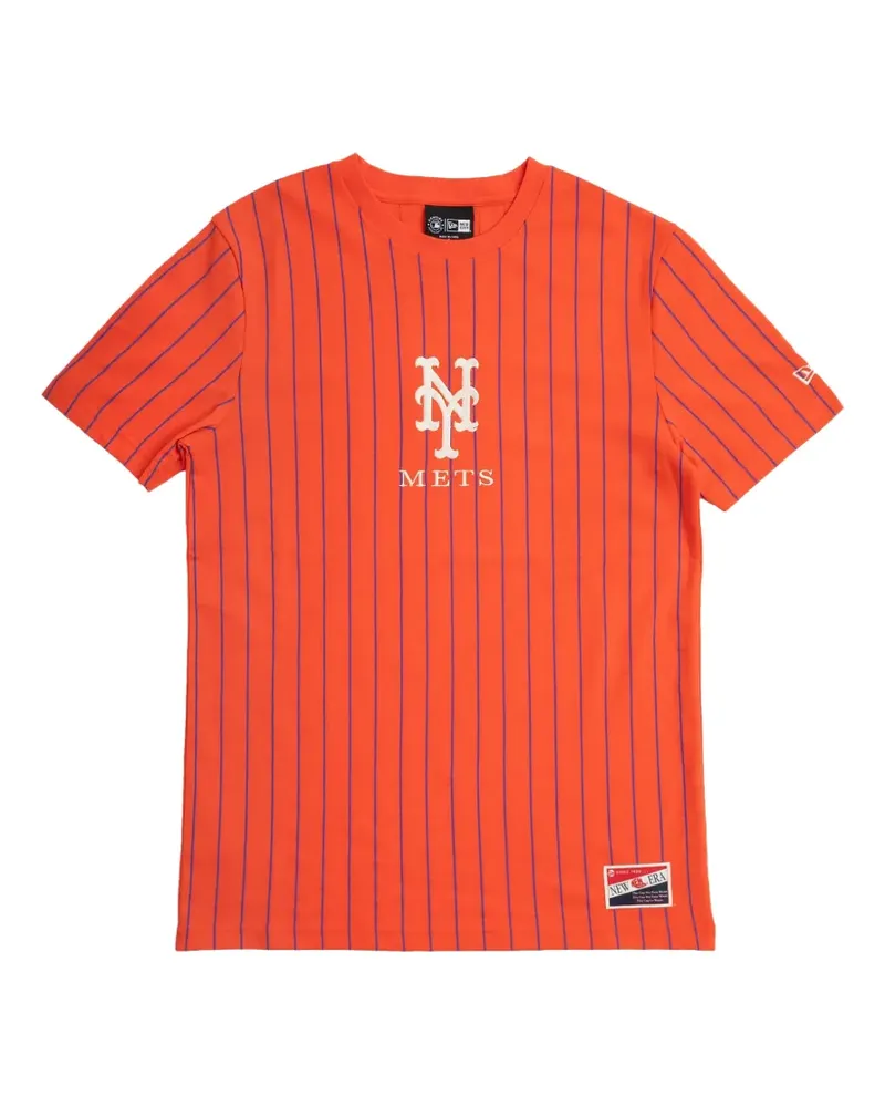 New Era 1920 New York Mets T-Shirt mit Nadelstreifen - Orange Orange