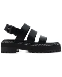 Proenza Schouler Sandalen aus Leder Schwarz