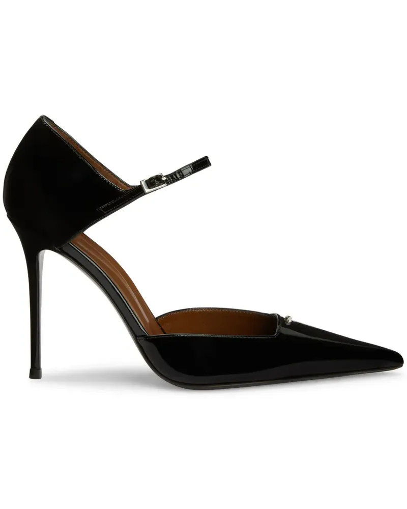 Giuseppe Zanotti Raquel D'Orsay Pumps 105mm - Schwarz Schwarz