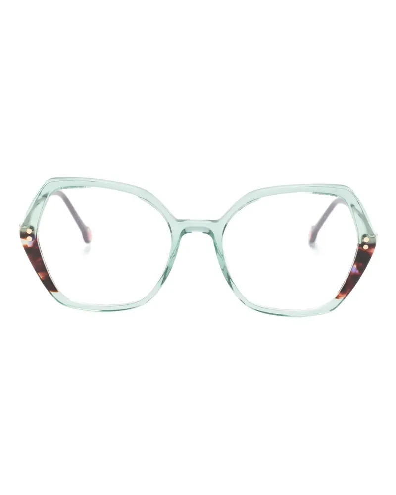 Carolina Herrera New York Sonnenbrille mit Oversized-Gestell - Violett Violett