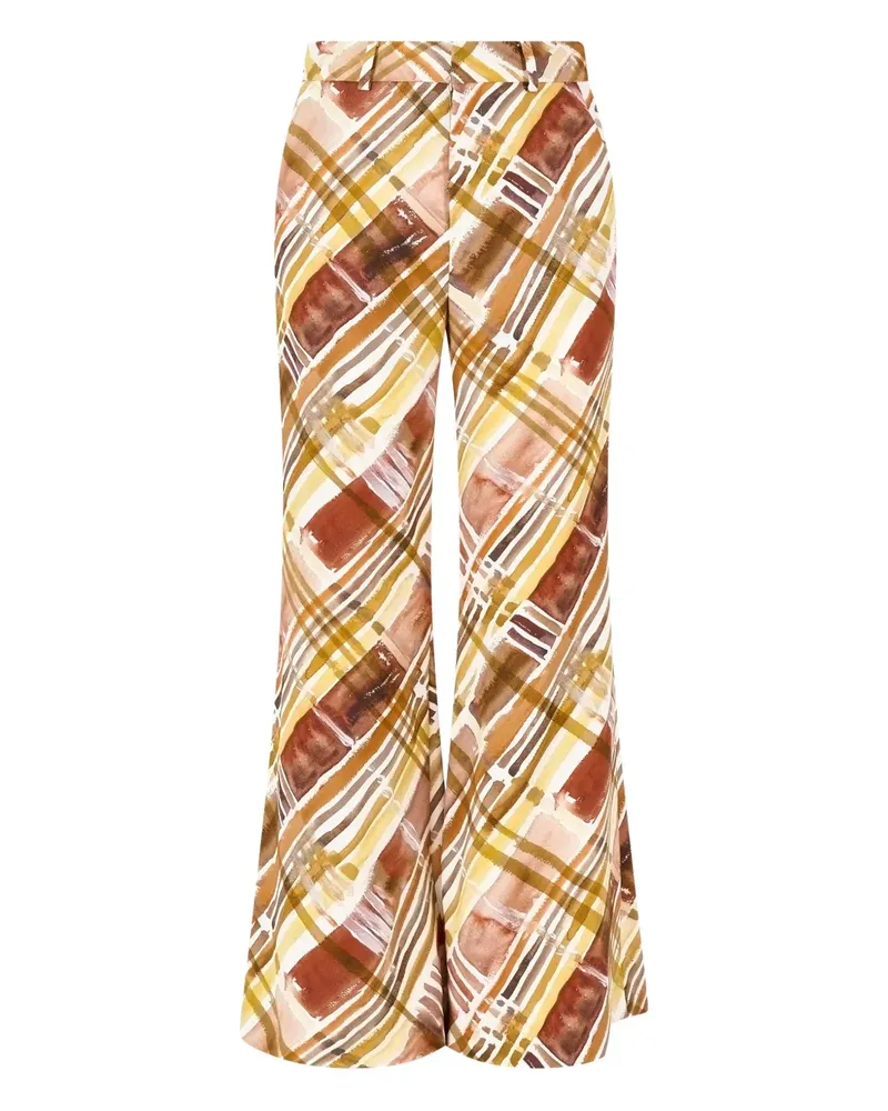 Rosie Assoulin Hose mit abstraktem Print - Braun Braun