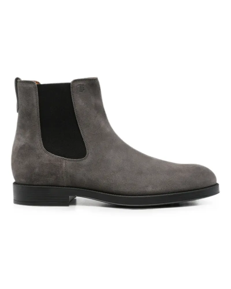 TOD'S Chelsea-Boots mit runder Kappe - Grau Grau