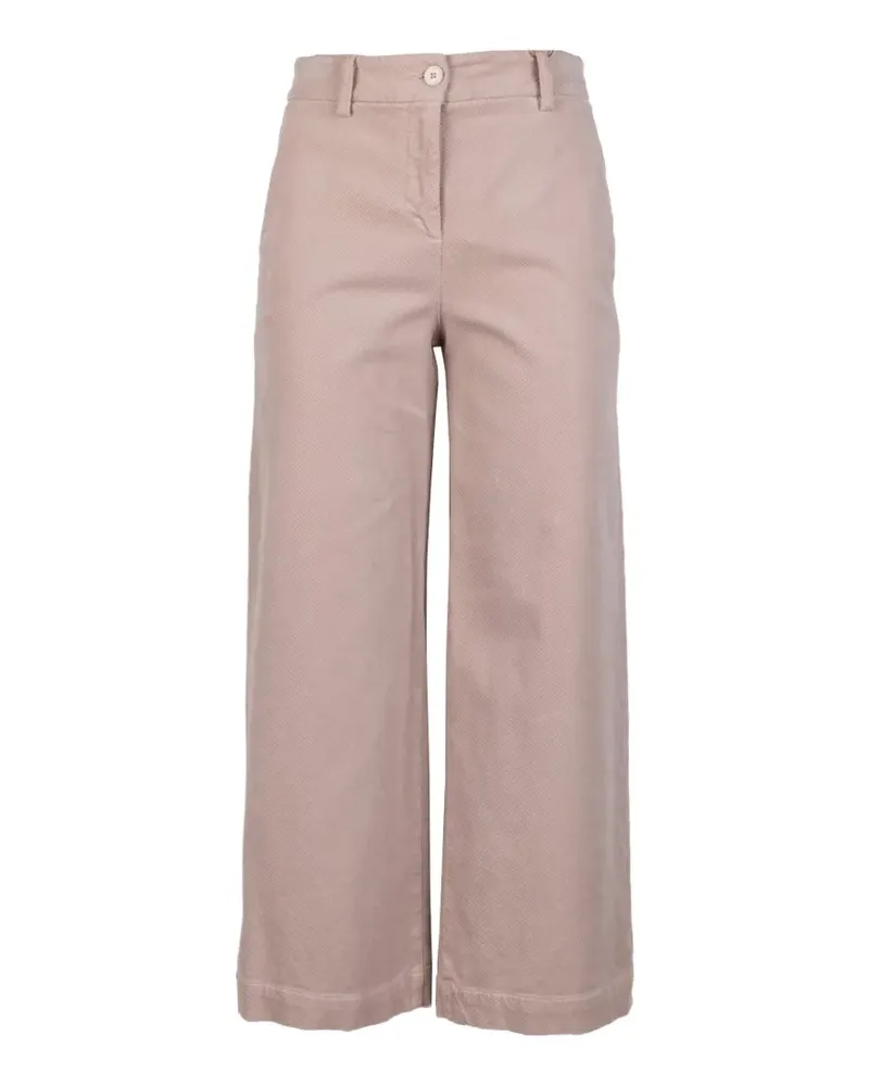 VIA MASINI 80 belt-loop straight-leg trousers - Rosa Rosa