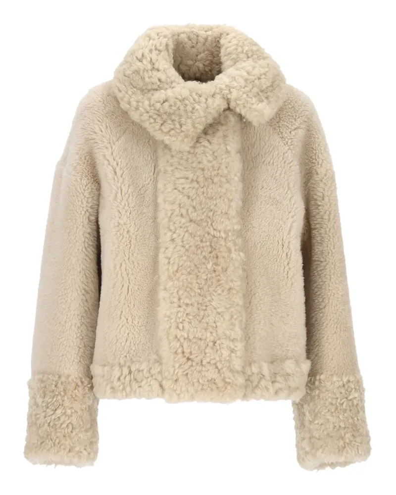 Moncler Kurze Gobain Daunenjacke - Nude Nude