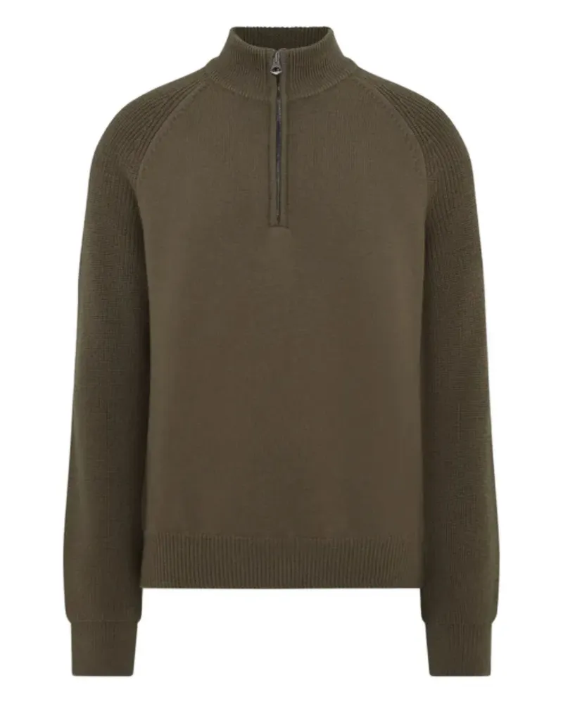 Belstaff zip raglan sleeve knitwear - Grün Grün