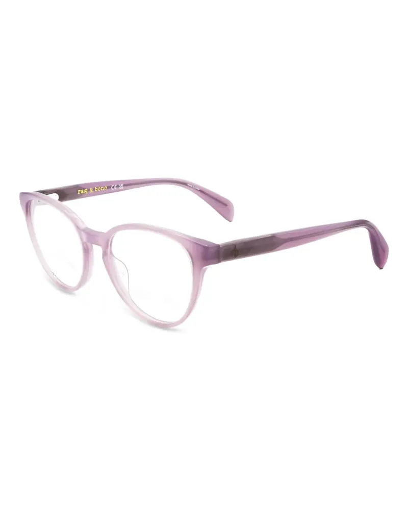 Rag & Bone Brille mit rundem Gestell - Violett Violett