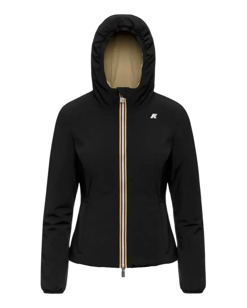 K-Way Lily ST Kapuzenjacke - Schwarz Schwarz