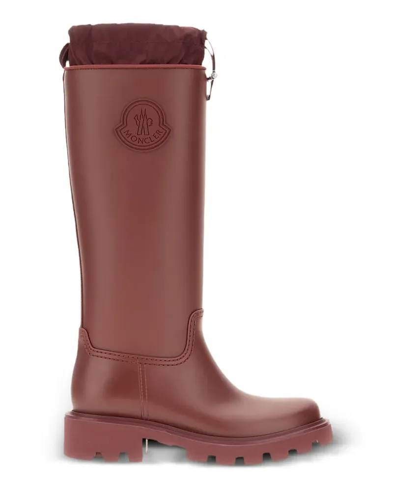Moncler Kickstream knee-length rain boots - Rot Rot