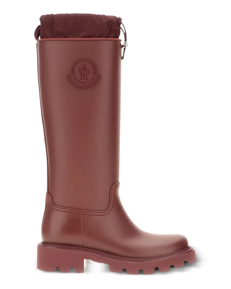 Moncler Kickstream knee-length rain boots - Rot Rot