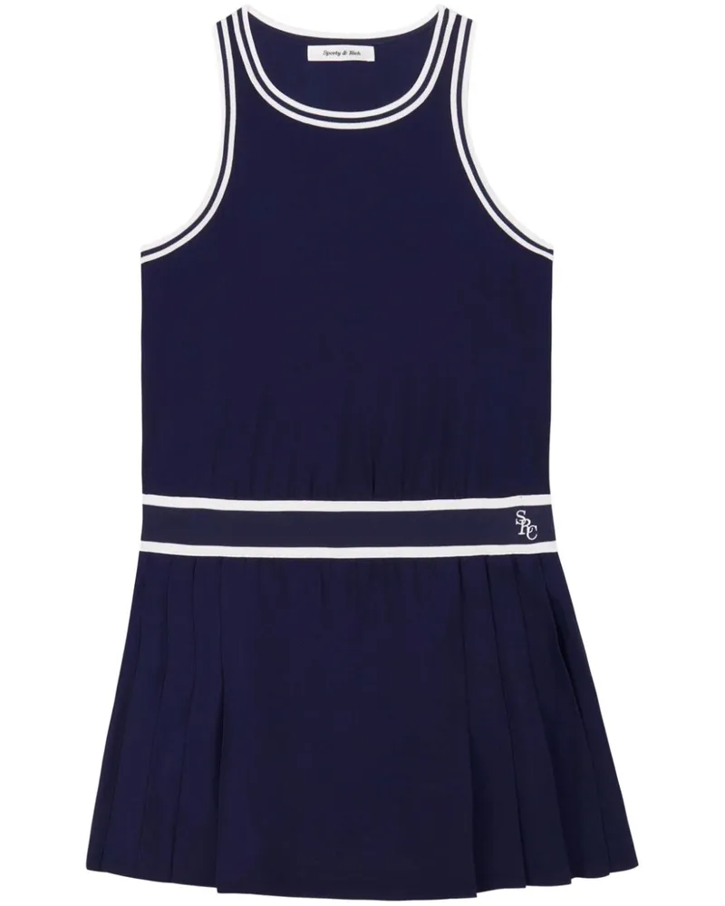 SPORTY & RICH Phoebe Minikleid - Blau Blau