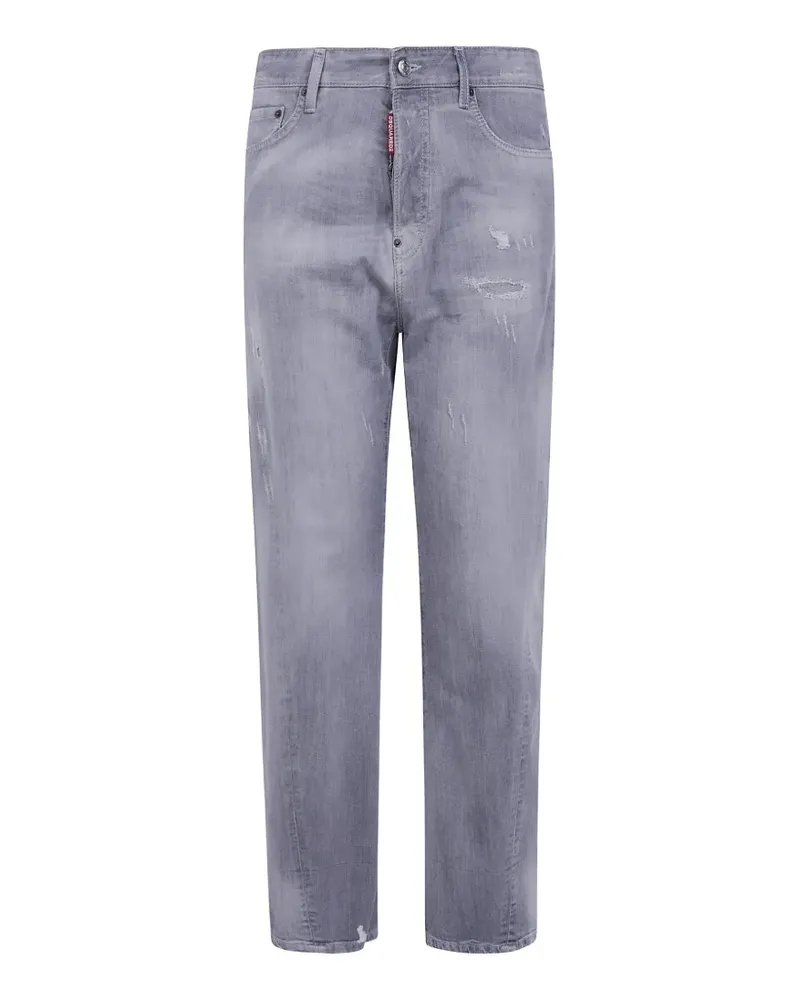 Dsquared2 distressed wide-leg jeans - Grau Grau