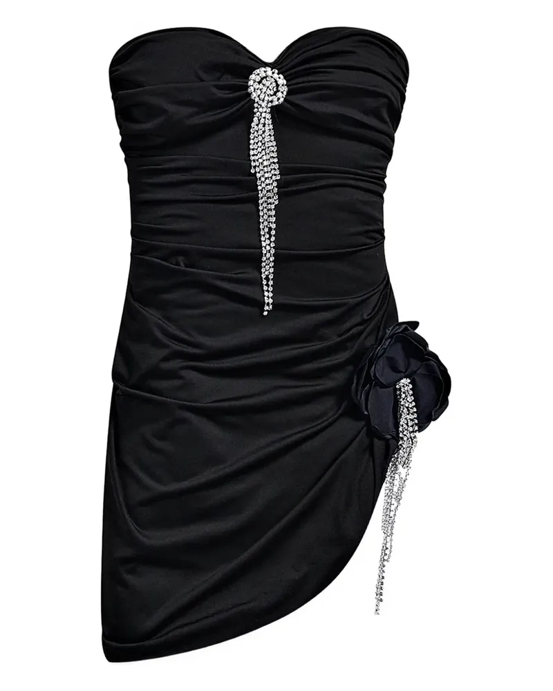 Area Kristallverziertes Kleid - Schwarz Schwarz