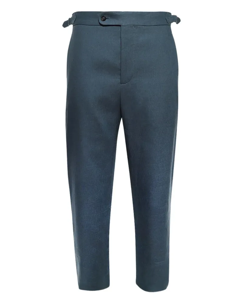 BODE Hose aus Leinen - Blau Blau