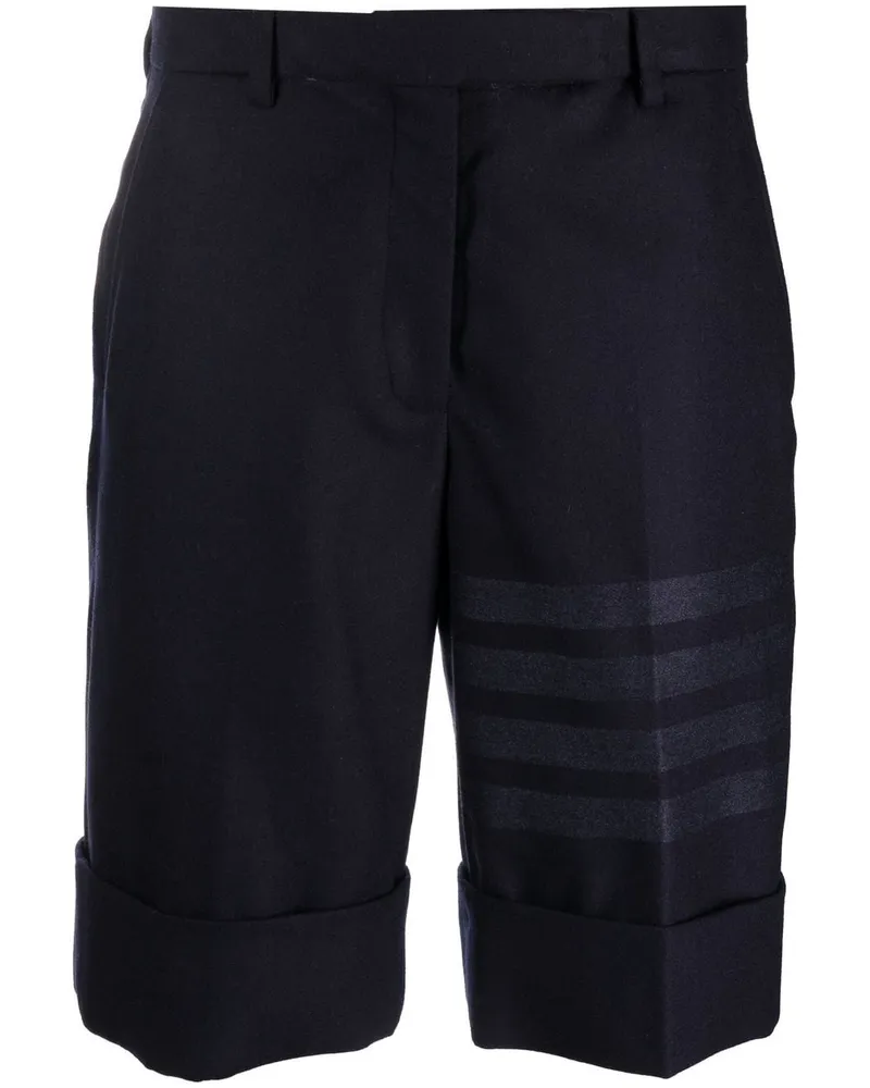 Thom Browne Klassische Shorts mit Streifen Blau