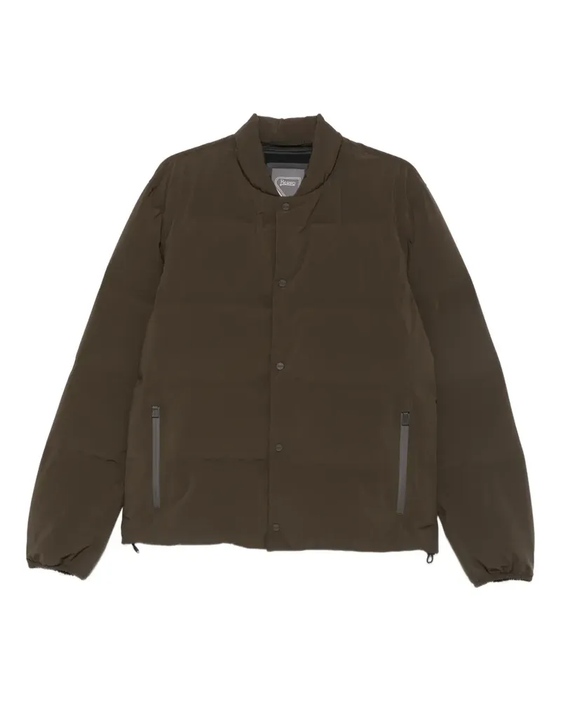 Herno Gesteppte Jacke mit Druckknöpfen - Braun Braun