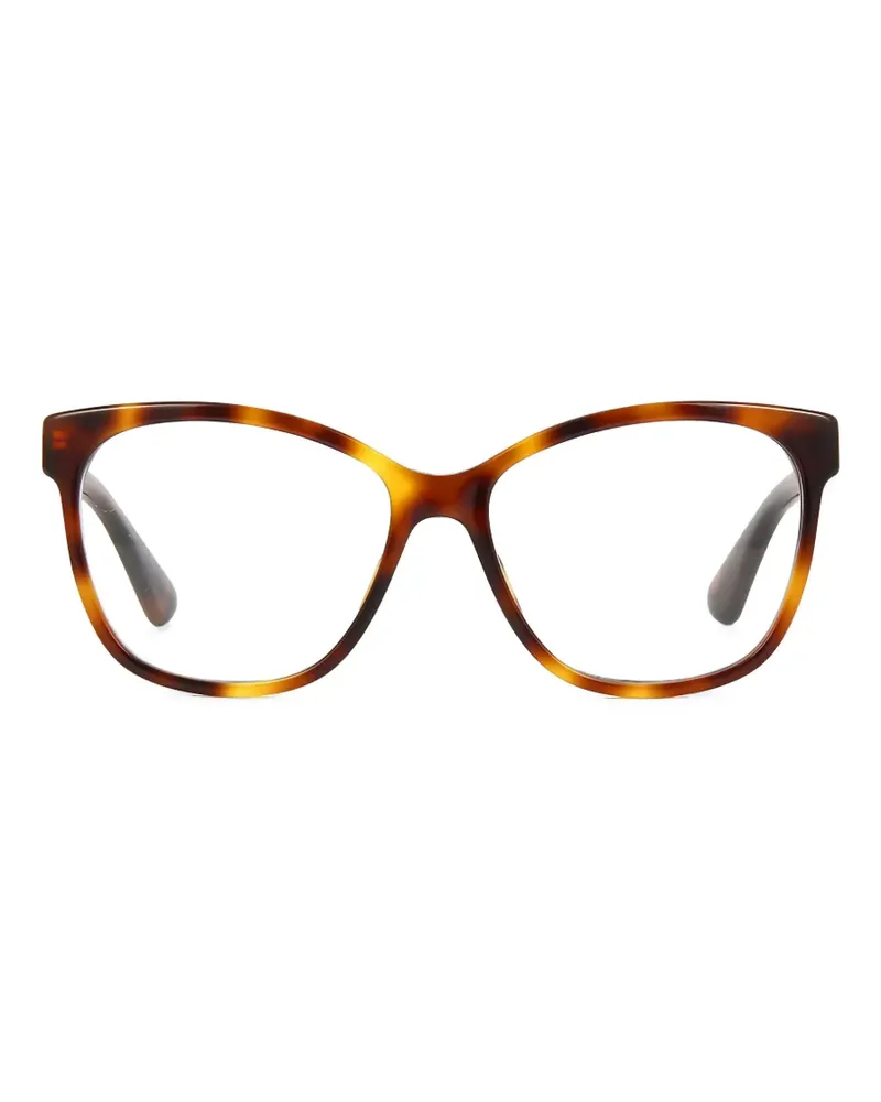 Gucci Brille mit eckigem Gestell - Braun Braun