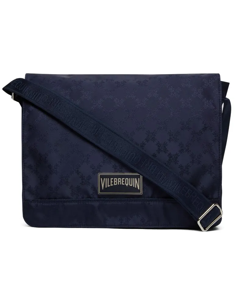 Vilebrequin Turtle Dance Schultertasche - Blau Blau