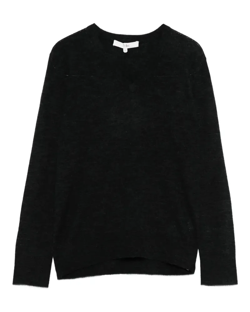tibi Pullover mit V-Ausschnitt - Grau Grau