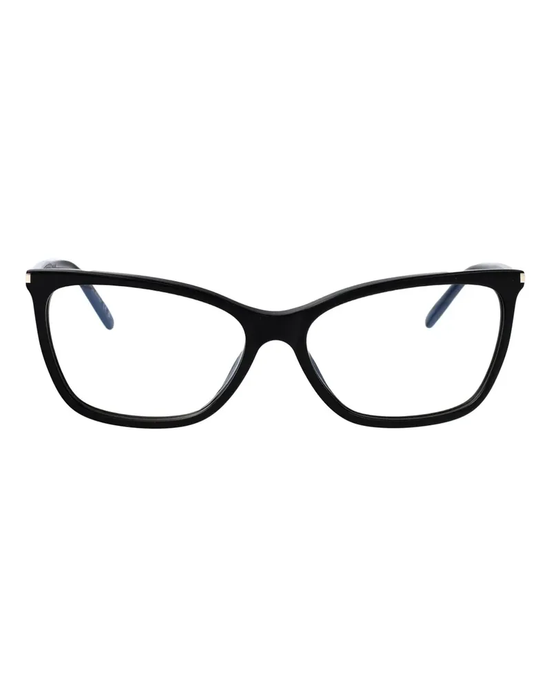 Saint Laurent Brille mit eckigem Gestell - Schwarz Schwarz