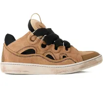 Sneakers mit Cut-Outs - Nude