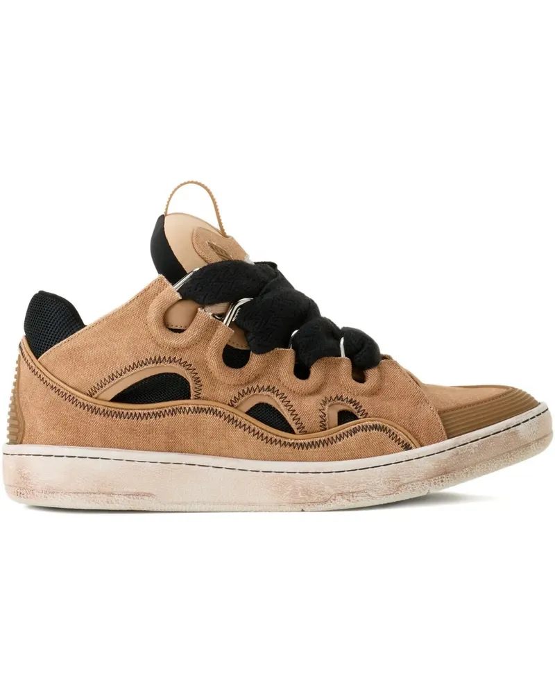 Lanvin Sneakers mit Cut-Outs - Braun Braun