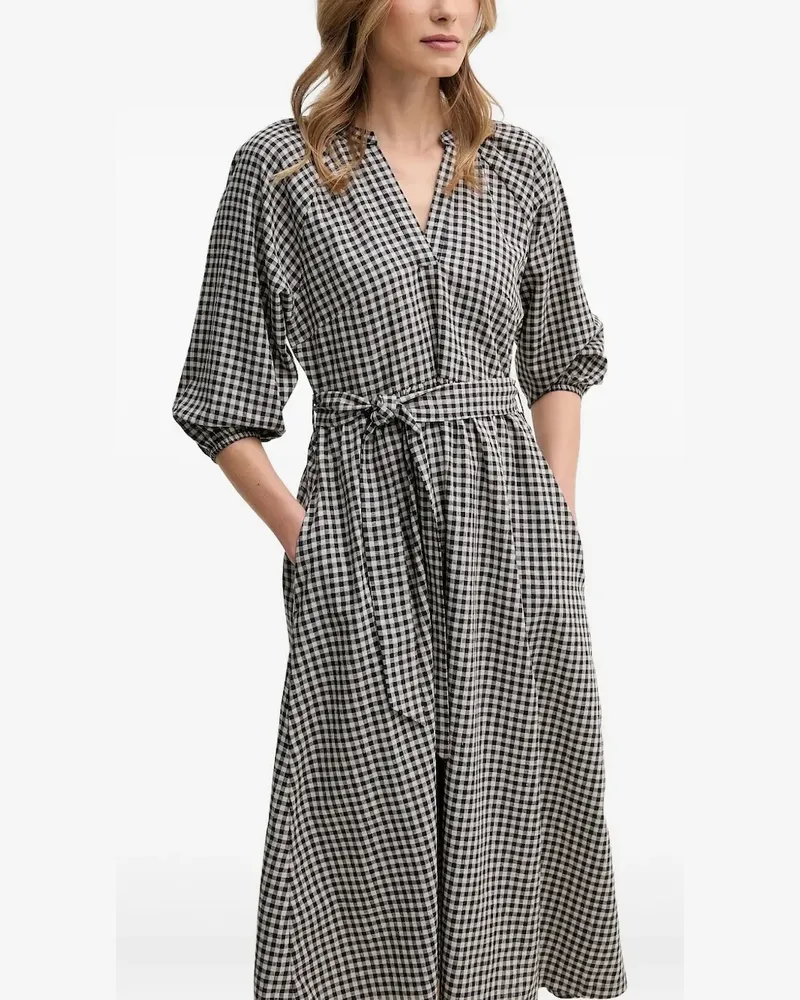 Barbour Midikleid mit Vichy-Karo - Blau Blau