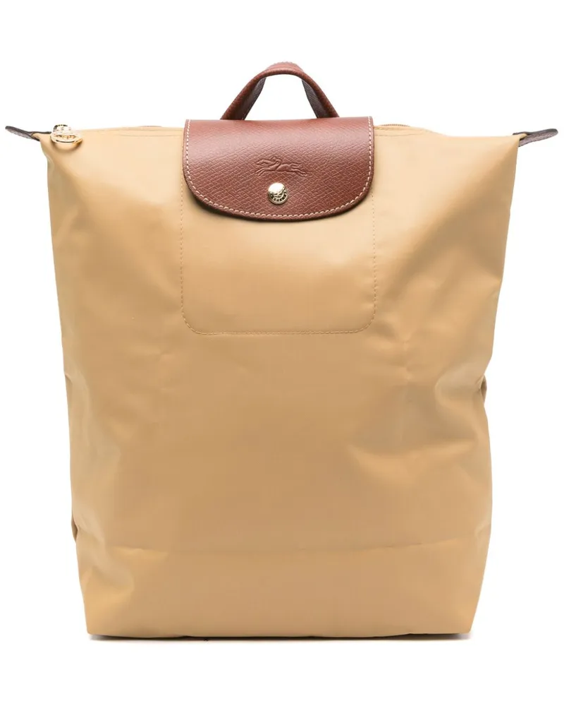 Longchamp Mittelgroßer Le Pliage Rucksack - Braun Braun