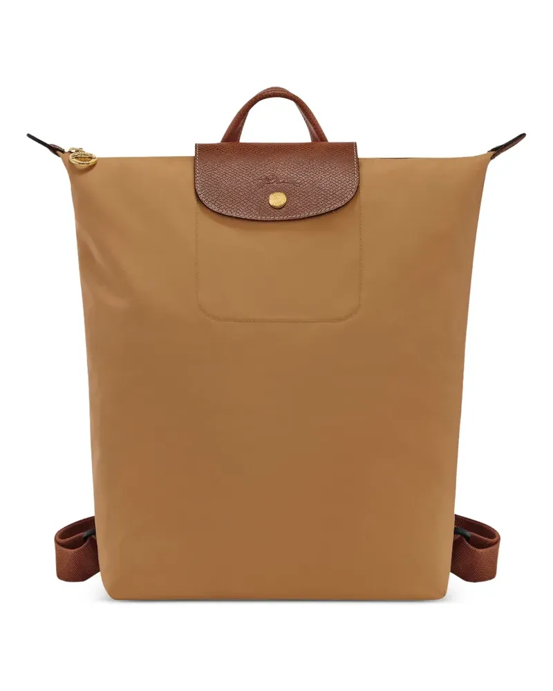 Longchamp Mittelgroßer Le Pliage Rucksack - Braun Braun