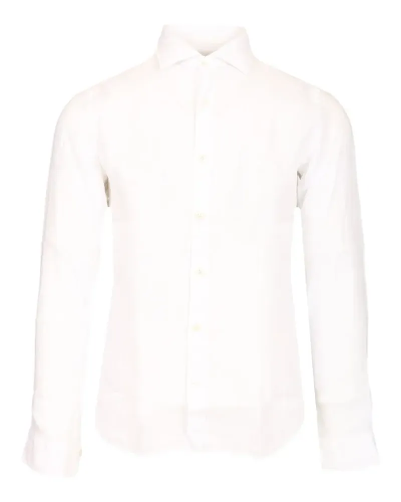 Al Duca D’Aosta 1902 buttoned shirt - Weiß Weiß