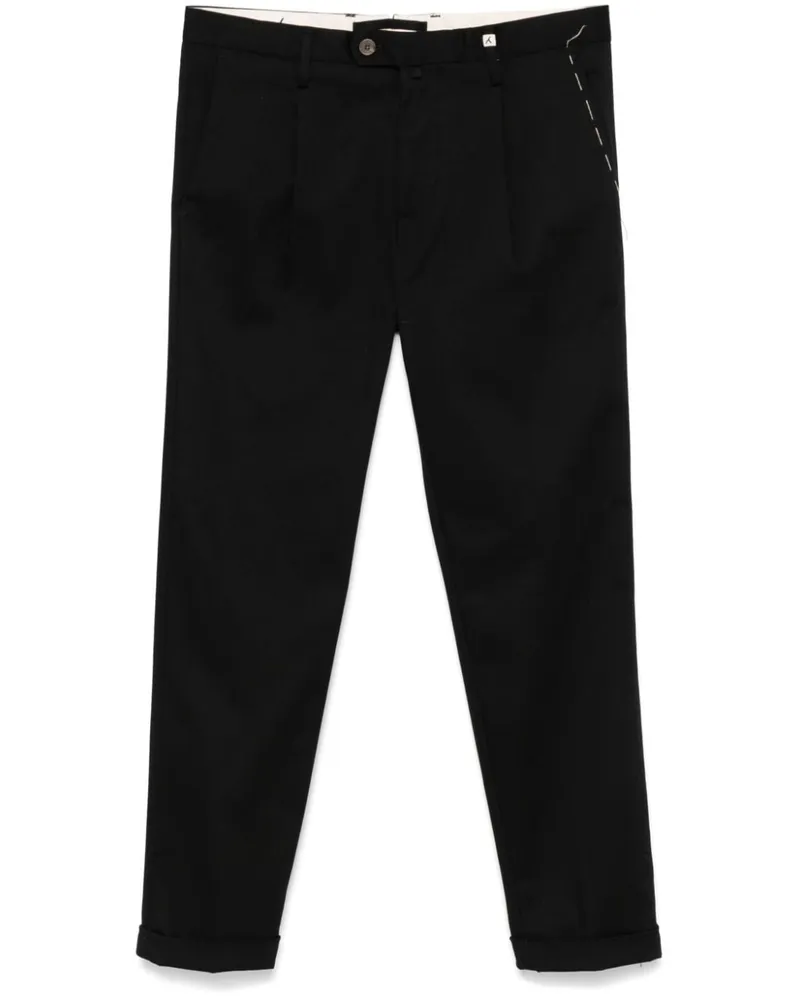 MYTHS Klassische Tapered-Chino - Schwarz Schwarz