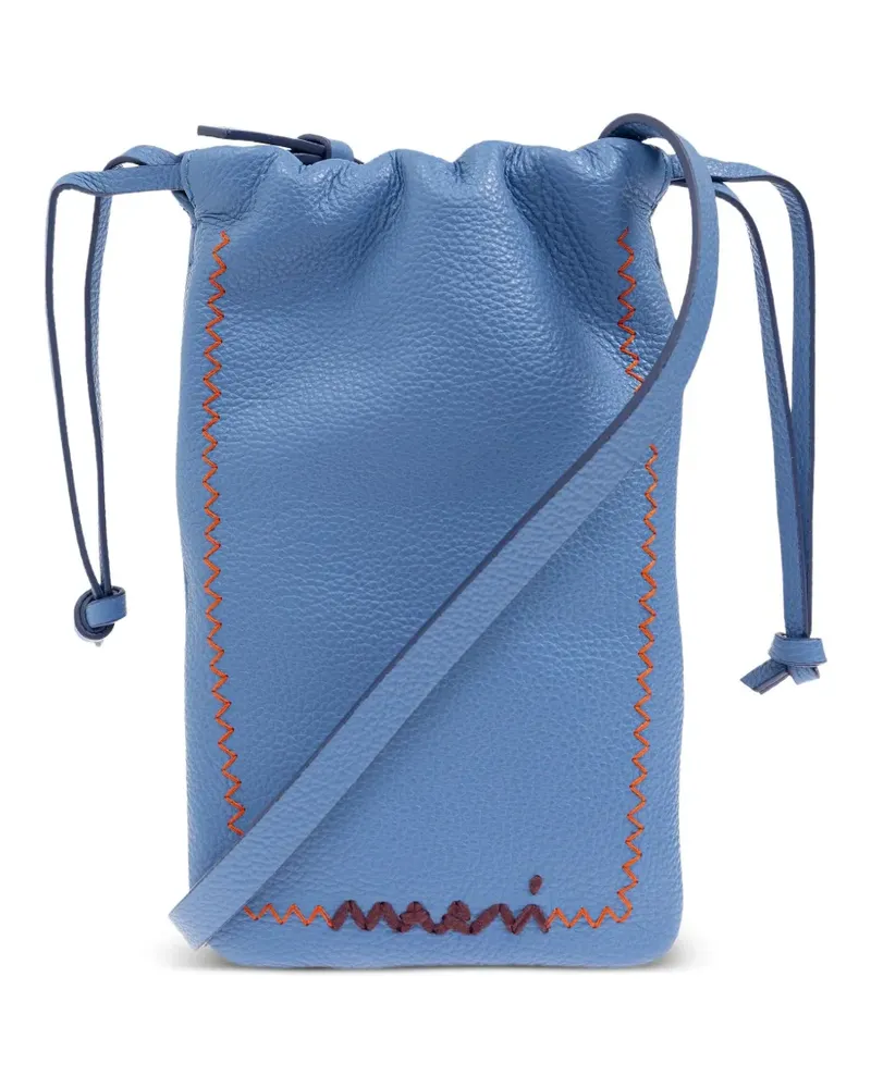 Marni Umhängetasche mit Kordelzug - Blau Blau