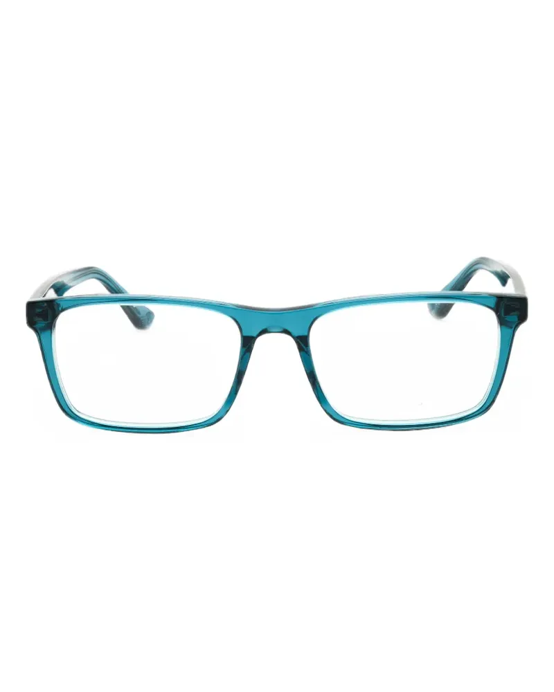 Police rectangle-frame glasses - Blau Blau