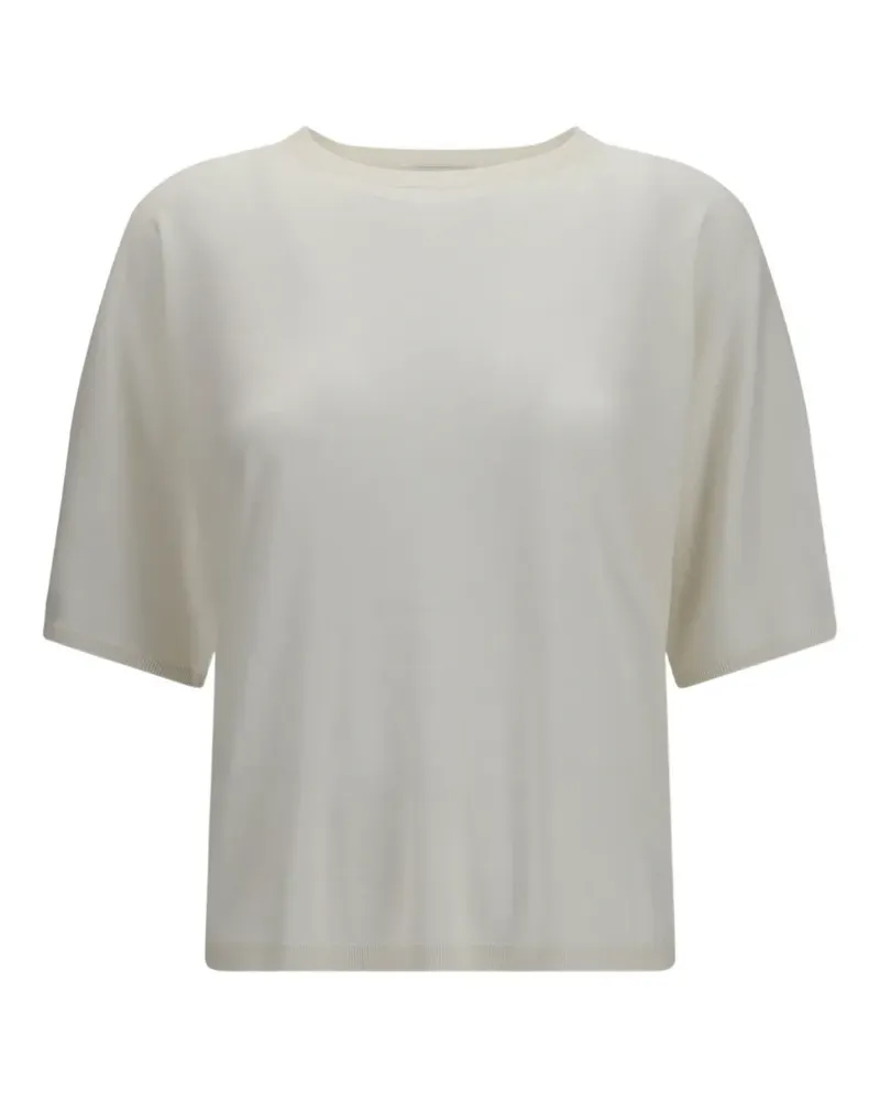 Brunello Cucinelli Klassisches T-Shirt - Weiß Weiß
