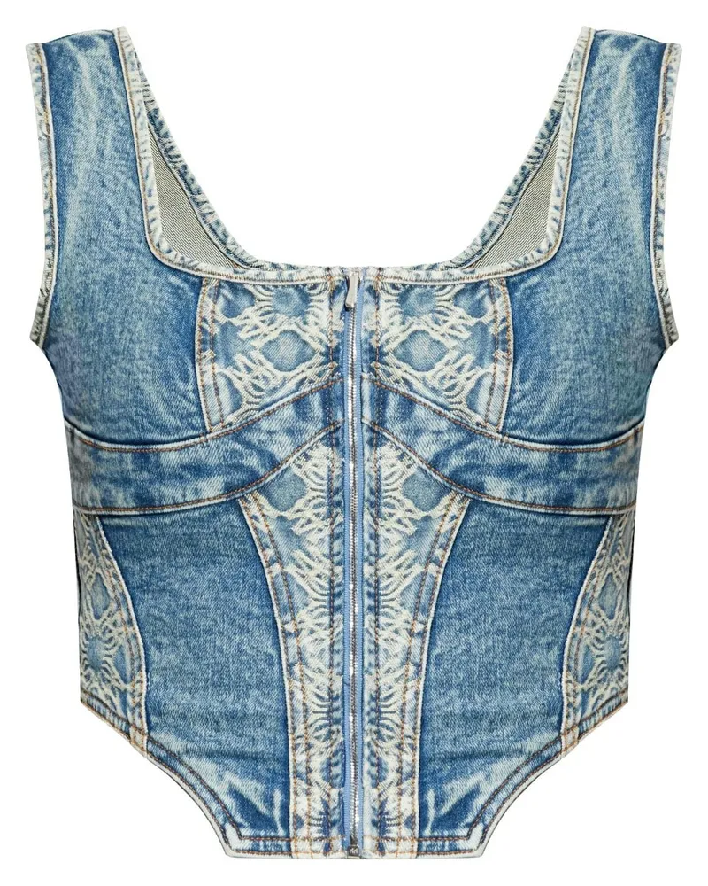 Amiri Ma Quad Corsage - Blau Blau