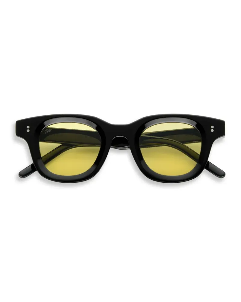 AKILA Apollo Sonnenbrille mit geometrischem Gestell - Schwarz Schwarz