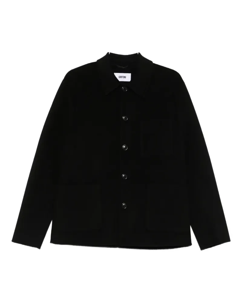 Mauro Grifoni single-breasted coat - Schwarz Schwarz