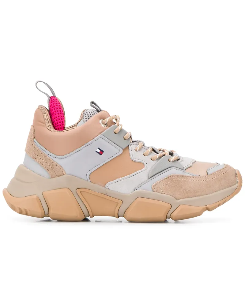 Tommy Hilfiger Hiking-Sneakers mit Einsätzen - Nude Nude